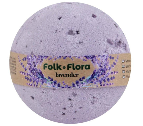 Folk&Flora Kula do kąpieli Lawenda 130 g