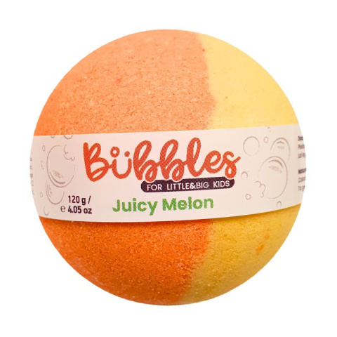 BUBBLES Kula do kąpieli JUICY MELON, 120g