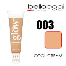 BELLAOGGI Kremowy Podkład koloryzujący My Skin Glow - Efekt zdrowego blasku SPF 20 03 Cool Cream
