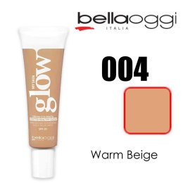 BELLAOGGI Kremowy Podkład koloryzujący My Skin Glow - Efekt zdrowego blasku SPF 20 01 Warm Biege
