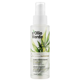 S'olio Verde Olej z nasion konopi indyjskich Eliksir wzmacniający przeciw wypadaniu włosów, 100 ml