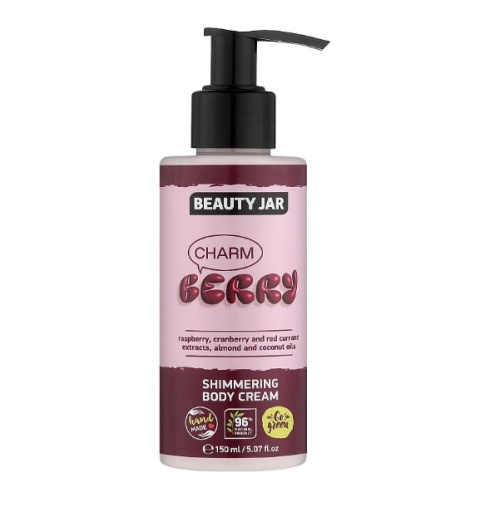 BEAUTY JAR Błyszczący krem do ciała CHARM BERRY, 150ml