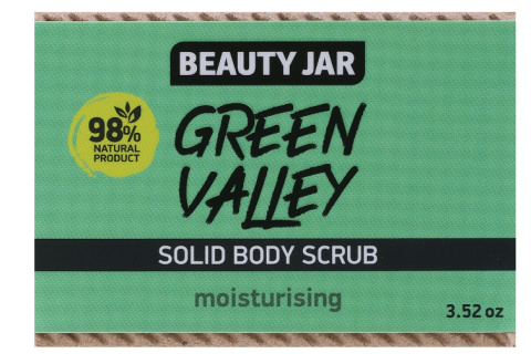 BEAUTY JAR Peeling do ciała w kostce Green Valley 100 g