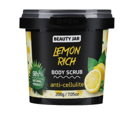 BEAUTY JAR Antycellulitowy peeling do ciała Lemon Rich, 200 g