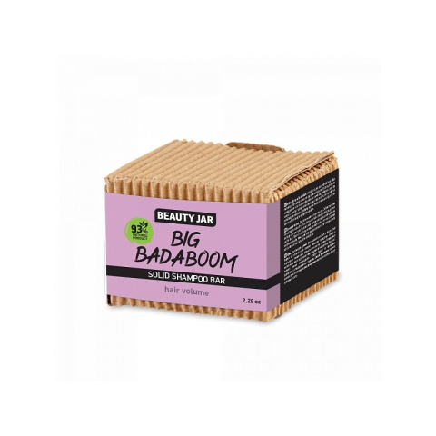 BEAUTY JAR Szampon twardy dodający objętości BIG BADABOOM 65g