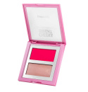 BELLAOGGI CHEEK AND BRIGHT Kremowa paleta różu i rozświetlacza No. 002 Cheeky Pink