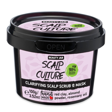 BEAUTY JAR Oczyszczający peeling i maska do skóry głowy Scalp Culture 100 ml