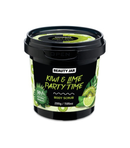 Beauty Jar Ujędrniający peeling do ciała Kiwi i Limonka Party Time 200g