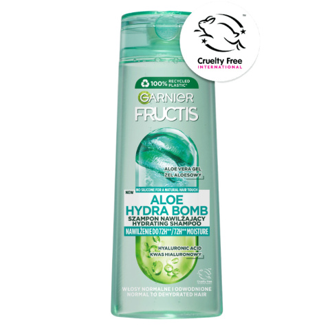 GARNIER Fructis Aloe Hydra Bomb Szampon Wzmacniający do Włosów Odwodnionych 400 ml