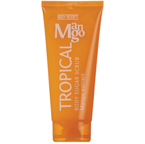 MADES BODY RESORT Cukrowy peeling do ciała z ekstraktem z mango, 250 ml