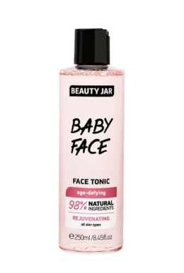 BEAUTY JAR Baby Face Odmładzający tonik do twarzy Wąkrota azjatycka i dzika róża 250ml