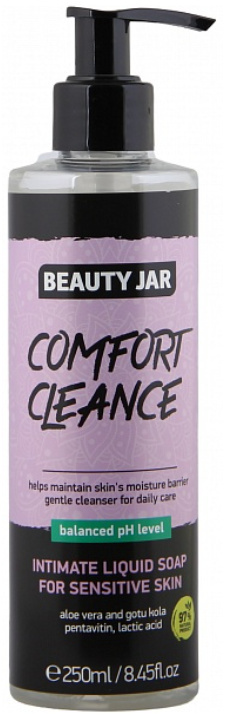 BEAUTY JAR Mydło w płynie do higieny intymnej COMFORT CLEANSE, 250ml