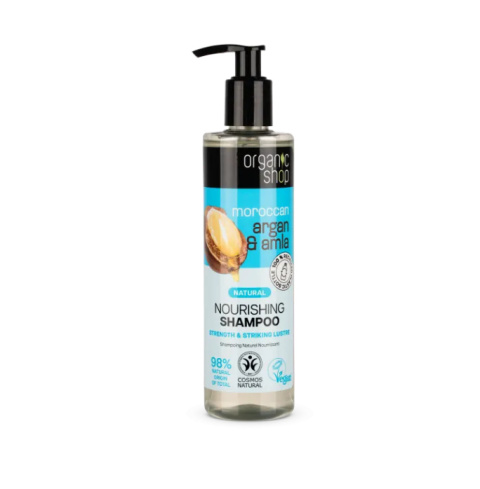 ORGANIK SHOP Naturalny szampon odżywczy do włosów Argan Amla 280ml