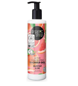 ORGANIK SHOP Orzeźwiający żel pod prysznic Grapefruit & Lime 280 ml