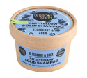 ORGANIK SHOP Szampon w kostce przeciw żółtym odcieniom Blueberry & Shea 60 g