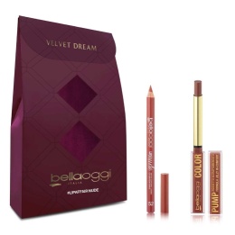 BellaOggi Velvet dream lipaffair nude Zestaw do ust w kolorze nude