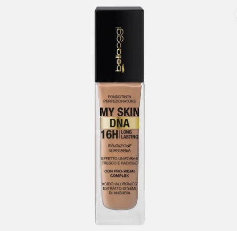 BellaOggi Podkład My skin DNA 16h ton 10C kaszmirowy nude 34g
