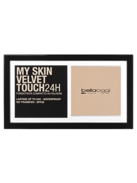BellaOggi Puder podkładowy w kompakcie naturalny beż 9 g
