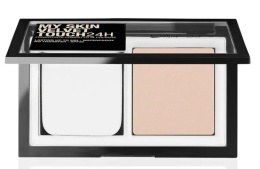 BellaOggi Puder podkładowy w kompakcie odcień lniany 9 g