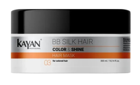 KAYAN BB Silk Care Mask do włosów farbowanych, 300 ml