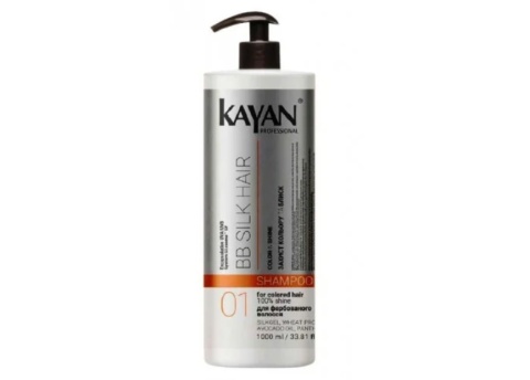 KAYAN Szampon do włosów farbowanych BB SILK CARE 1000 ml