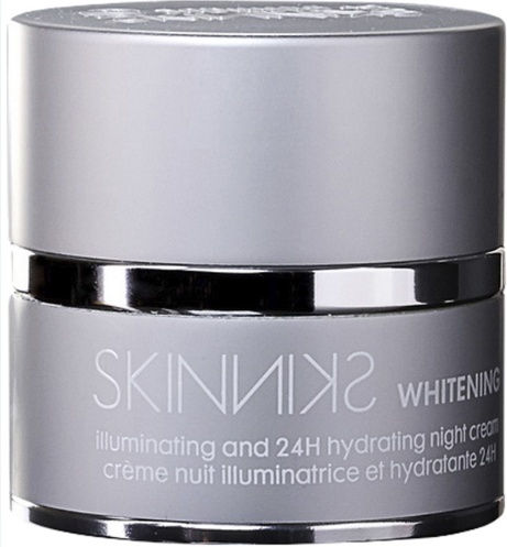 MADES Skinniks whitening rozjaśniający krem przeciwstarzeniowy na noc 50 ml