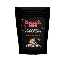 ORGANIC MiMi Kokosowy peeling do ciała różowa sól i papaja 150g