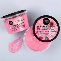 ORGANIC SHOP Peeling cukrowy do ciała kwiat wiśni 250 ml