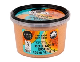 ORGANIC SHOP Peeling cukrowy z kolagenem Melonowa pielęgnacja 250 ml