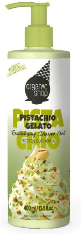 ORGANIC SHOP Rewitalizujący żel pod prysznic PISTACHIO GELATO 400ml