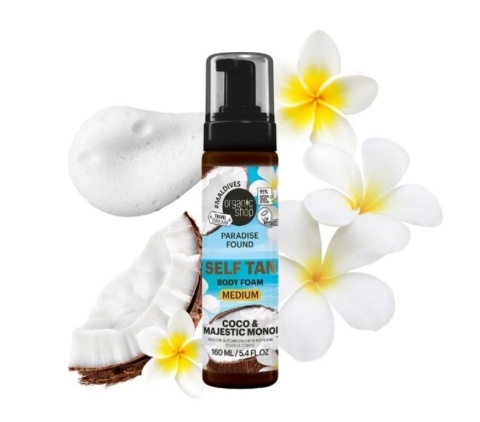 ORGANIC SHOP Samoopalająca pianka do ciała 160 ml