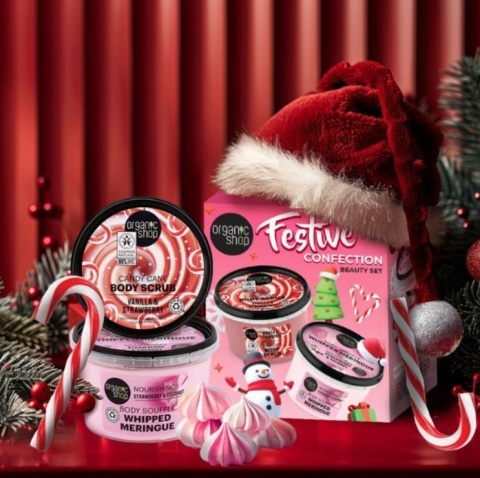 ORGANIC SHOP Zestaw upominkowy świątecznych słodyczy 250ml/250ml