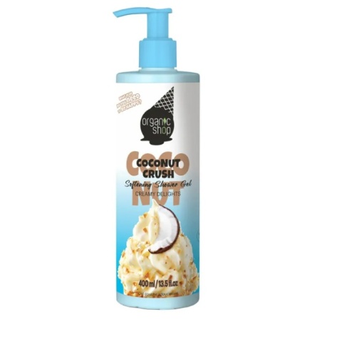 ORGANIC SHOP Zmiękczający żel pod prysznic COCONUT CRUSH 400ml