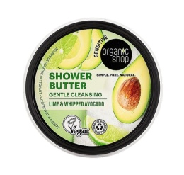 ORGANIC SHOP Olejek pod prysznic delikatne oczyszczanie limonka i awokado 250ml