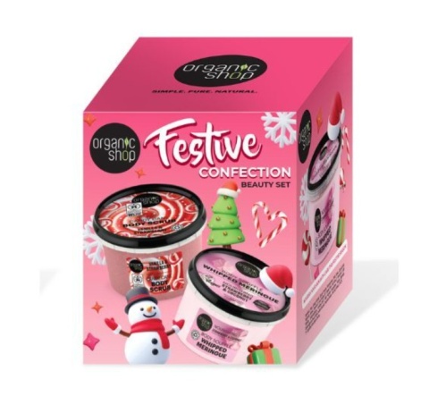 ORGANIC SHOP Zestaw upominkowy świątecznych słodyczy 250ml/250ml