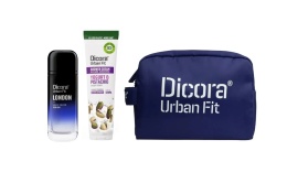 Dicora Urban Fit Zestaw podarunkowy woda toaletowa London 40ml i żel pod prysznic jogurt i pistacje 100ml dla niego