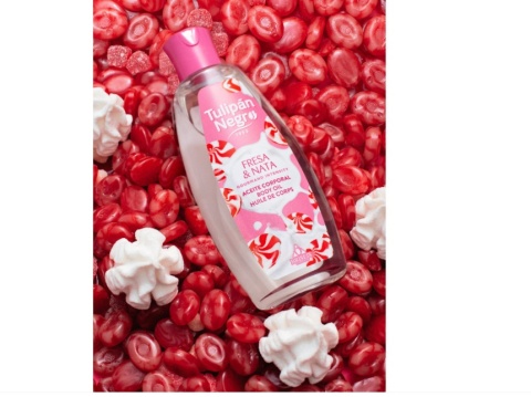 Tulipan Negro Olejek do ciała truskawka z butą śmietanką 200ml