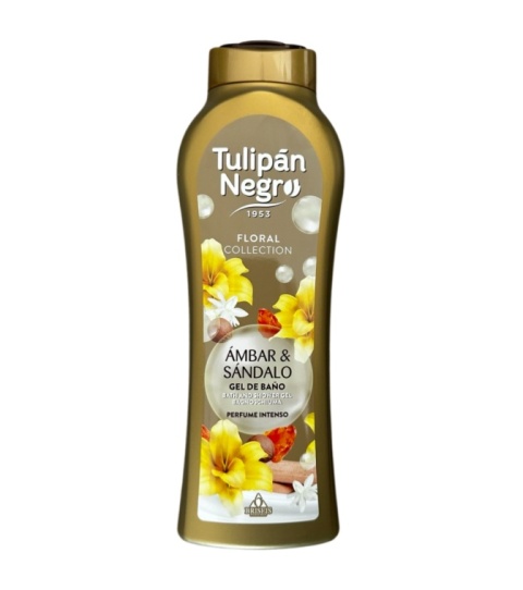 Tulipan Negro Żel pod prysznic Bursztyn i drzewo sandałowe 650ml