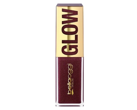 BellaOggi Błyszczyk do ust z wykończeniem z drobinkami szklanymi 3D ton Bright Plum 3g