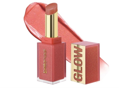 BellaOggi Błyszczyk do ust z wykończeniem z drobinkami szklanymi 3D ton Coral Glam3g