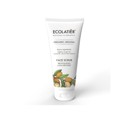ECOLATIER Organiczny peeling do twarzy z olejkiem arganowym regenerujący i odżywczy 100 ml