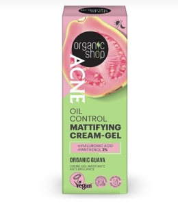 ORGANIC SHOP Krem-żel matujący do cery trądzikowej 50 ml